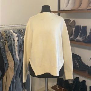 UNIF x Urban Outfitters Cream Crewneck Sweater